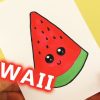 Wassermelone Diy Kawaii Zeichnen | Süße Watermelon Selber Machen - Malen  Für Kinder innen Süße Bilder Zum Zeichnen