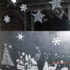 Weihnachten - Fenstergestaltung Mit Window Creme über Fenster Schnee Schablonen