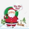 Weihnachten Hintergrund Mit Santa Claus Und Frohe bei Frohe Weihnachten Clipart Kostenlos