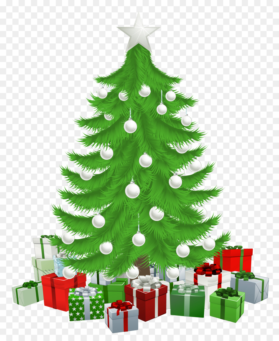 Weihnachtsbaum-Geschenk-Clipart - Weihnachten Cliparts in Cliparts Weihnachtsmotive Kostenlos