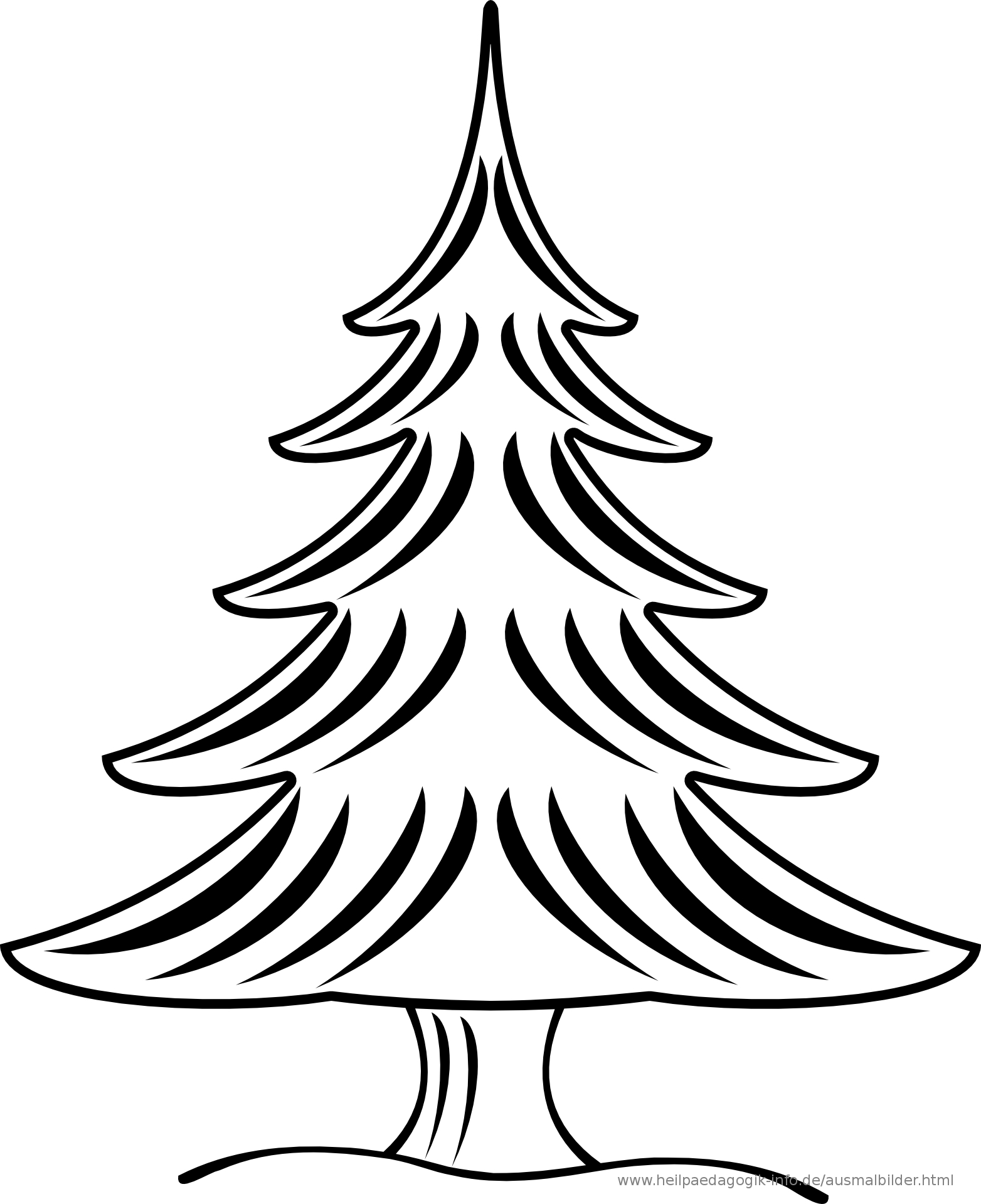 Weihnachtsbäume-Bild Von Eberhard Urban | Tannenbaum Vorlage für Tannenbaum Malvorlage