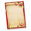 Weihnachtsbriefpapier Santa 100 Blatt Briefpapier bei Weihnachtsbriefpapier Kostenlos