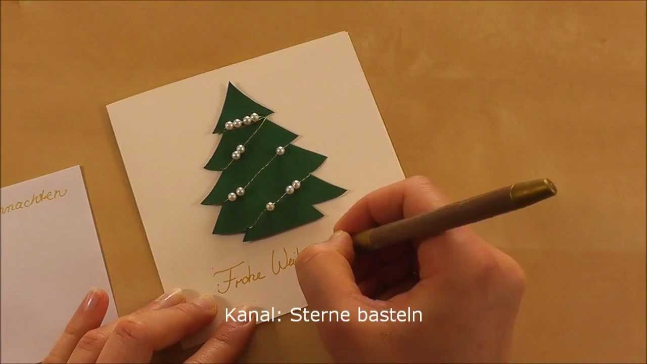Weihnachtskarten Basteln - Weihnachtsgeschenke Selber Machen -  Geschenkideen - Diy Weihnachten bestimmt für Weihnachtskarten Selber Basteln Vorlagen Kostenlos