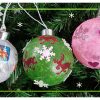 Weihnachtskugeln Basteln Diy #zeichenderliebe / Spendenaktion /  Kinderhospiz Arche Noah [Anleitung ] innen Weihnachtskugel Basteln Mit Kindern