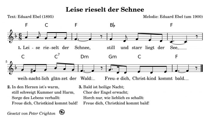 Weihnachtslieder Für Die Gitarre bestimmt für Noten Für Weihnachtslieder Kostenlos