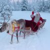 Weihnachtsmann Video Für Familien Aufbruch Des Weihnachtsmanns Lappland  Finnland Santa Claus mit Nikolaus Rentiere