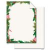 Weihnachtspapier Weiß Rot Grün Briefpapier Din A4 mit Weihnachten Briefpapier