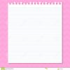Weißes Blatt Papier Mit Linien Auf Einem Rosa Vektor innen Blatt Mit Linien
