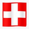 Weisses Kreuz, Auf Rot, Schweizer, Schweiz, Schweizer Flagge innen Flagge Von Schweiz