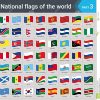 Wellenartig Bewegende Flaggen Der Welt Sammlung Flaggen bei Flaggen Der Welt Download