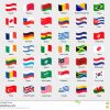 Wellenartig Bewegende Flaggen Der Welt Stock Abbildung innen Flaggen Der Welt Download