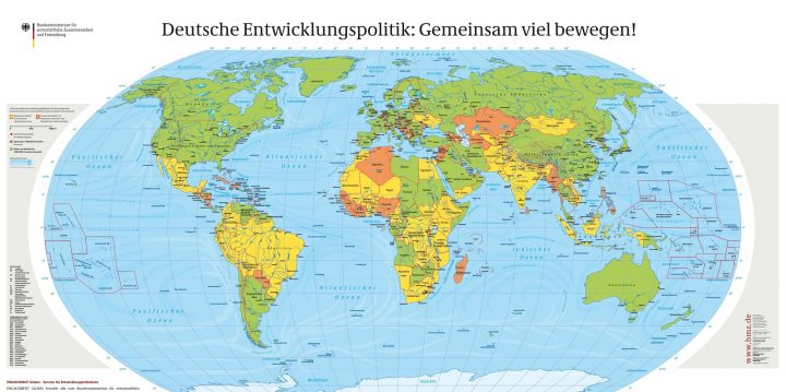 Weltkarte Mit Ländern Und Kontinenten | Karte 2018 In innen Weltkarte Kontinente Länder