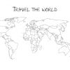 Weltkarte Travel The World Zum Ausmalen mit Weltkarte Zum Ausmalen