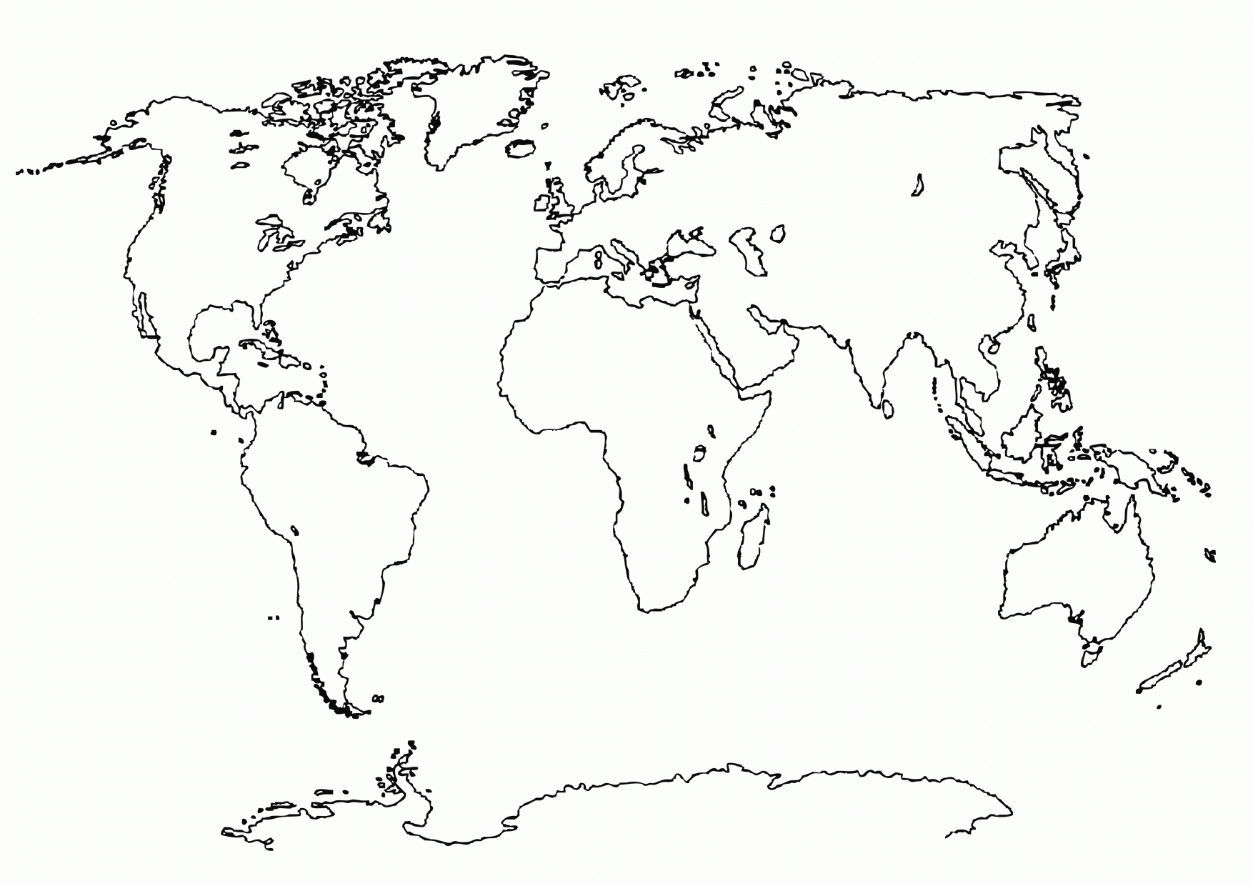 Weltkarte Zum Ausdrucken Neu Weltkarte Vorlage Google Suche innen Weltkarte Blanko