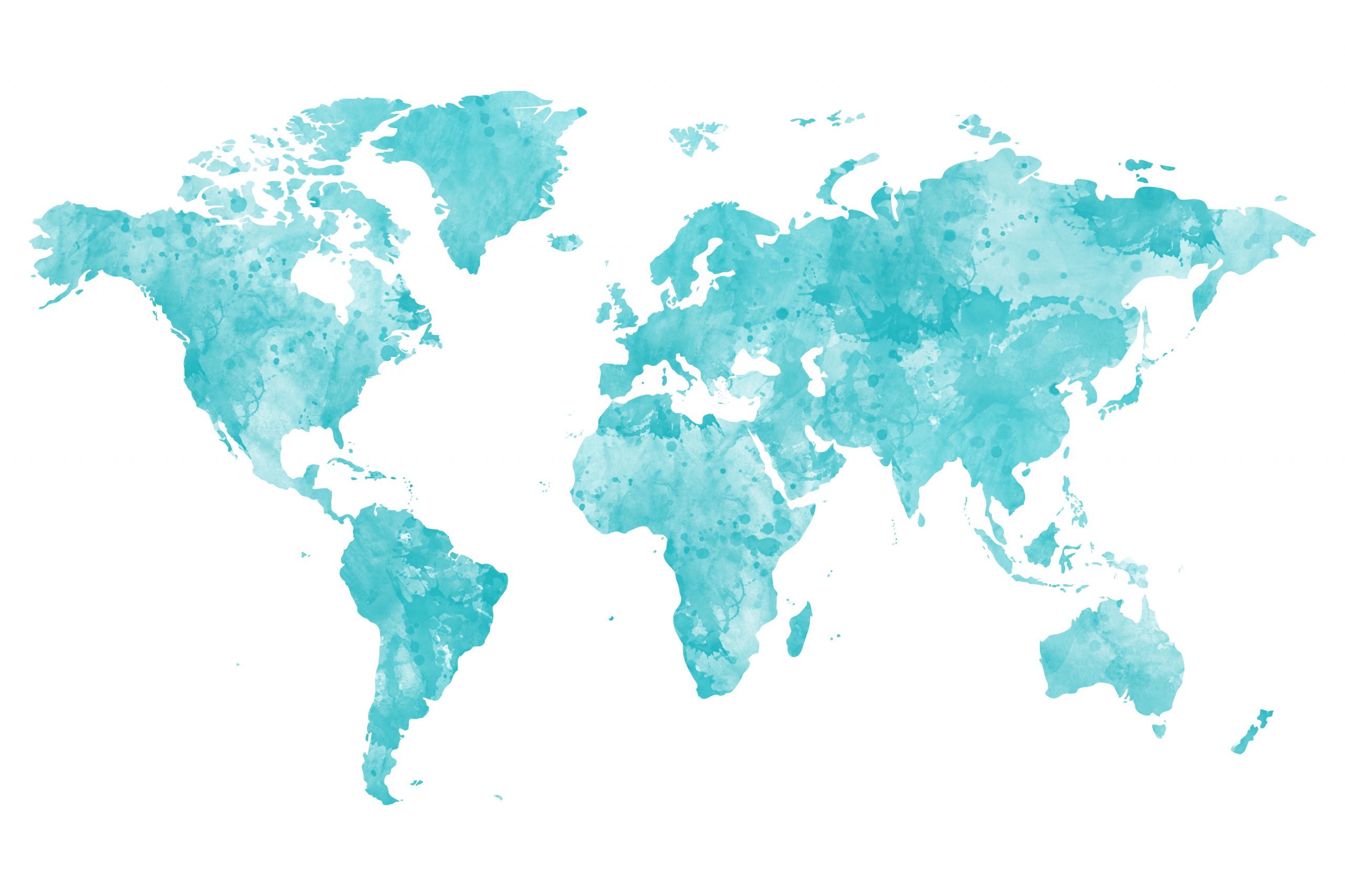 Weltkarte Zum Ausdrucken Oder Für Ihre Wandbild-Gestaltung über Weltkarten Kostenlos Download