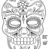 Wenchkin's Coloring Pages - Sugar Skull Mask | Malvorlagen ganzes Masken Zum Ausdrucken