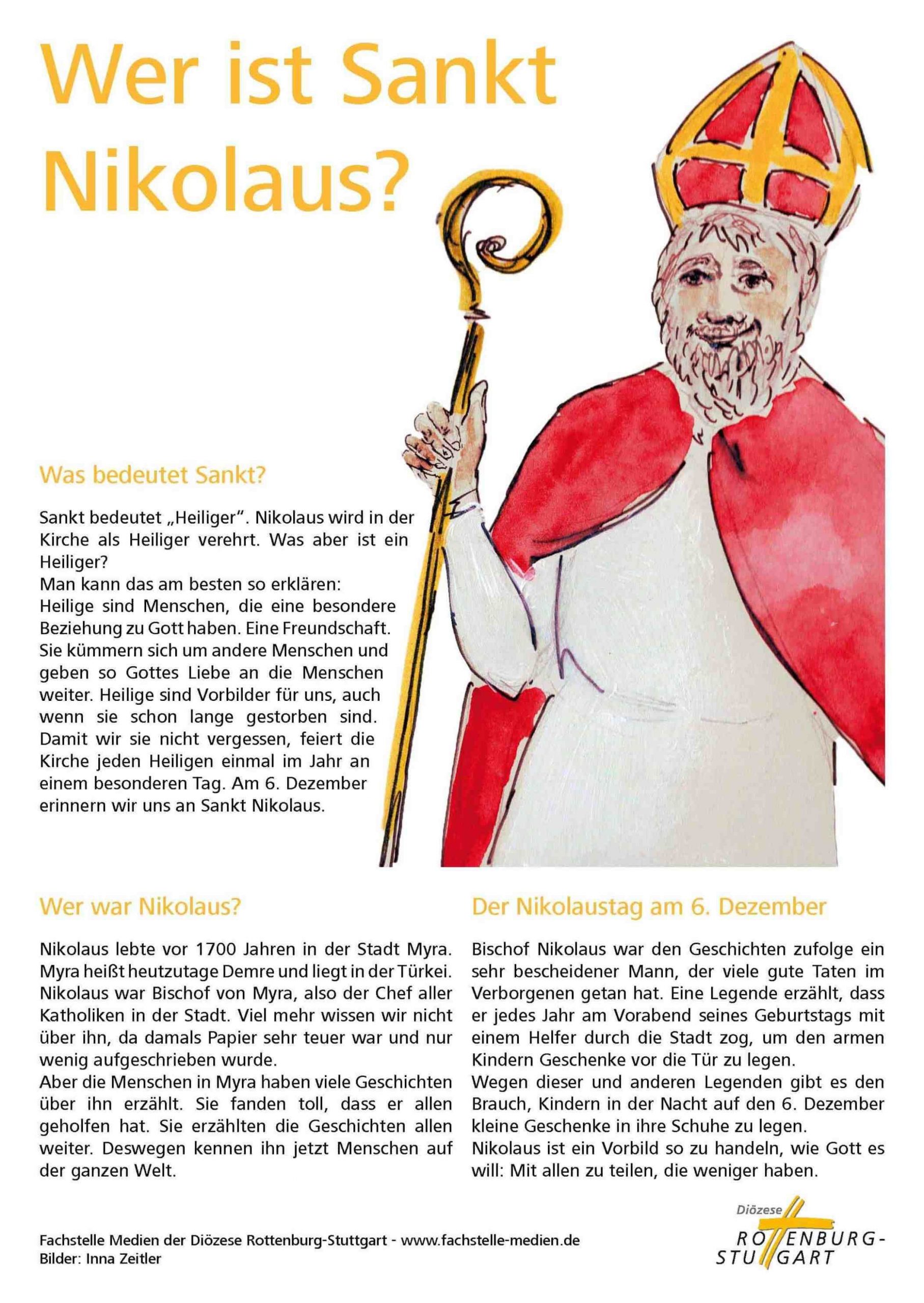 Wer Ist Sankt Nikolaus? | Sankt Nikolaus, Nikolaus für Nikolaus Geschichte Für Kleinkinder