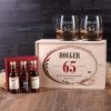 Whisky-Set Zum 65. Geburtstag In Personalisierter Holzbox verwandt mit Geschenke Zum 65 Geburtstag Für Männer