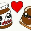 Wie Kann Man Ein Nutella Und Brot Kawaii Zeichnen Schritt ganzes Süße Bilder Zum Zeichnen
