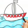 Wie Zeichnet Man Ein Boot - Zeichnen Und Ausmalen Für Kinder über Schiff Malen