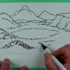 Wie Zeichnet Man Eine Landschaft ? Zeichnen Für Kinder für Einfache Landschaften Zeichnen
