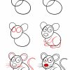 Wie Zeichnet Man Eine Maus - Ausmalbilder Kostenlos für Kinder Zeichnen Lernen