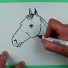 Wie Zeichnet Man Ganz Leicht Einen Pferdekopf? Zeichnen Für Kinder innen Pferdekopf Zeichnen Schritt Für Schritt