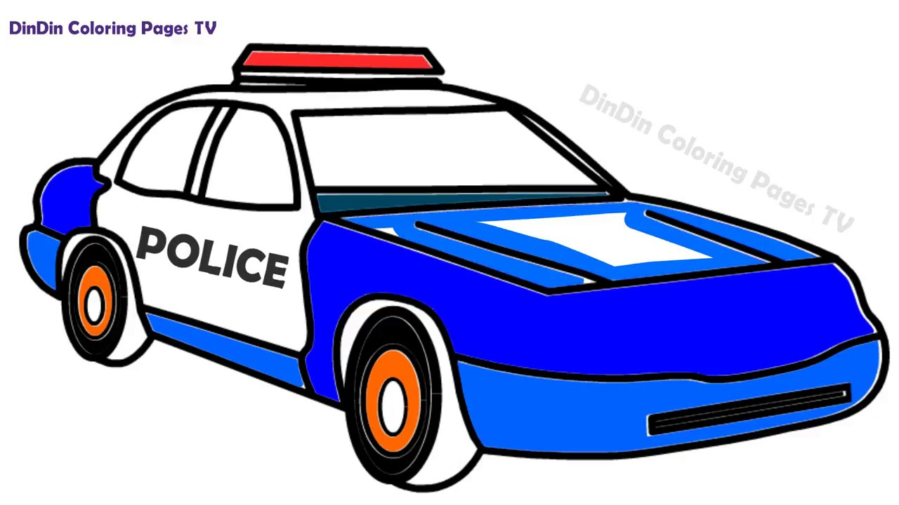 polizeiauto malvorlage  kinderbilderdownload