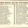 Wilhelm Busch Auf Der Schneekoppe, 30 September 1882, Bucheintrag, Gedicht über Wilhelm Busch Geburtstag Gedicht