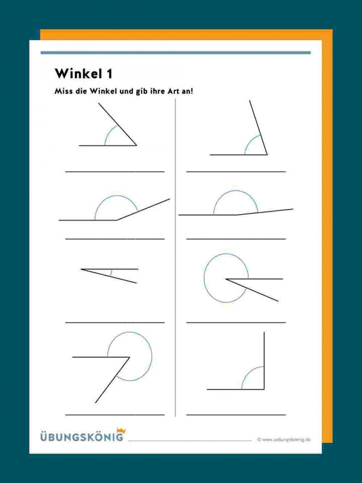 Winkel über Übungsblätter Mathe 5 Klasse Realschule - Kinderbilder.download