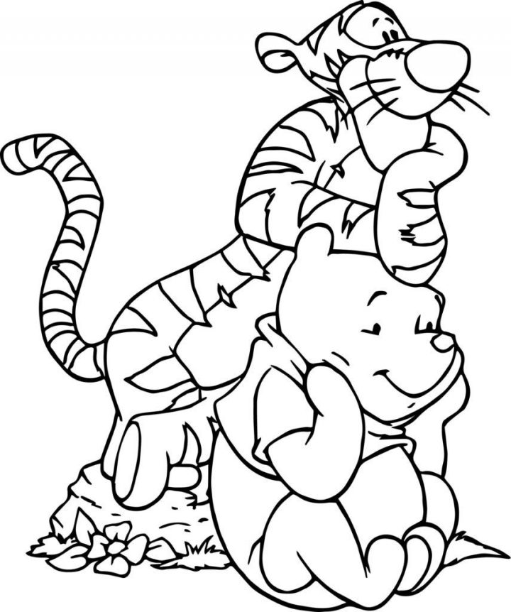 Winnie The Pooh Coloring Pages Malvorlagen, Winnie Puh