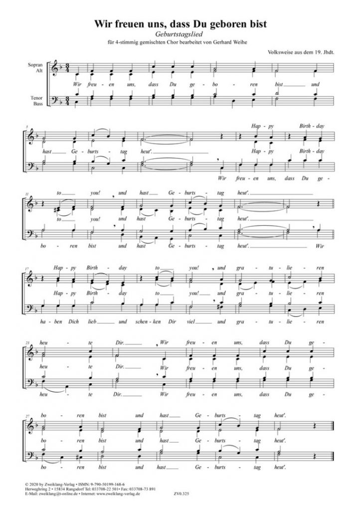 Wir Freuen Uns, Dass Du Geboren Bist in Wir Freuen Uns Dass Du Geboren Bist
