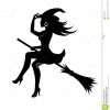 Witch On A Broomstick Royalty Free Stock Images - Image für Scherenschnitt Hexe Vorlage