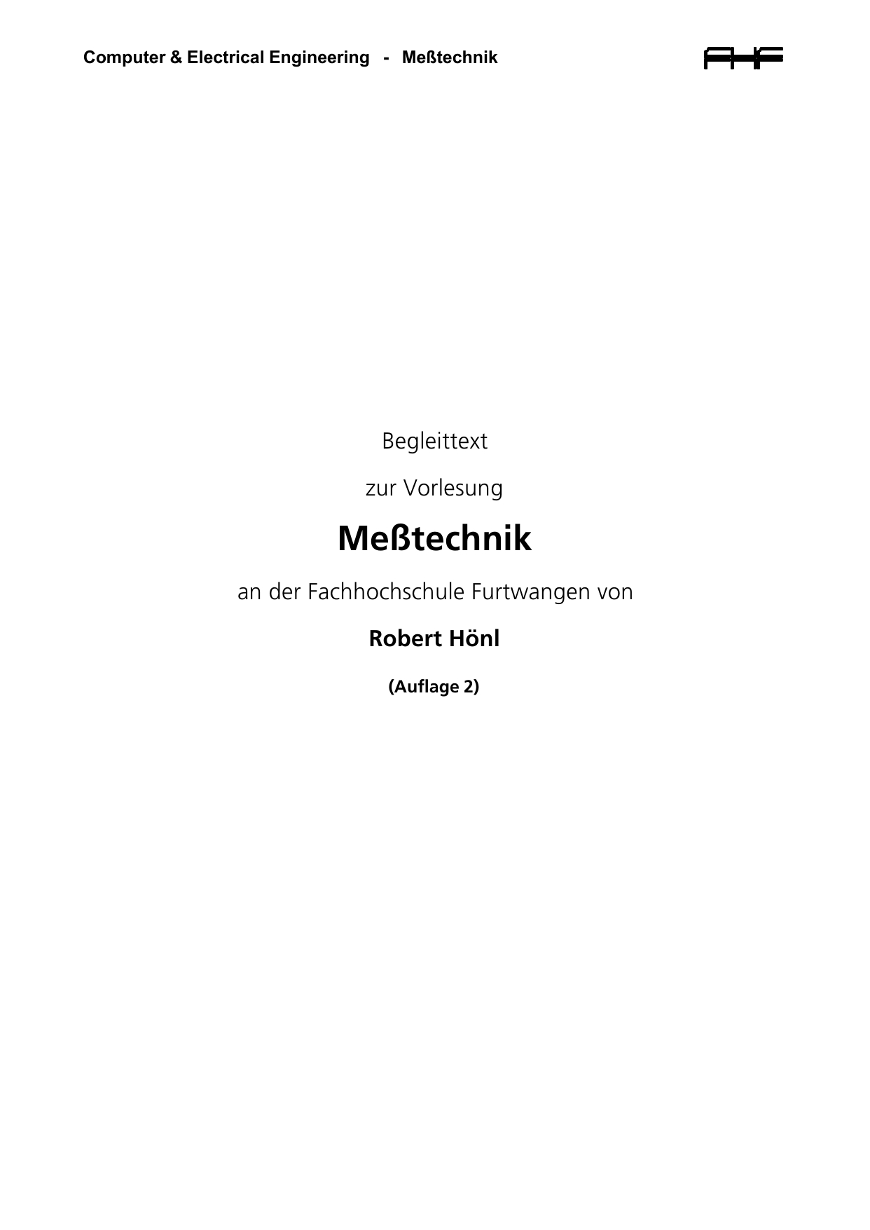 Word Pro - Meßtechnik-Auflage-2-Deckblatt.lwp für Deckblatt Werte Und Normen Zum Ausdrucken