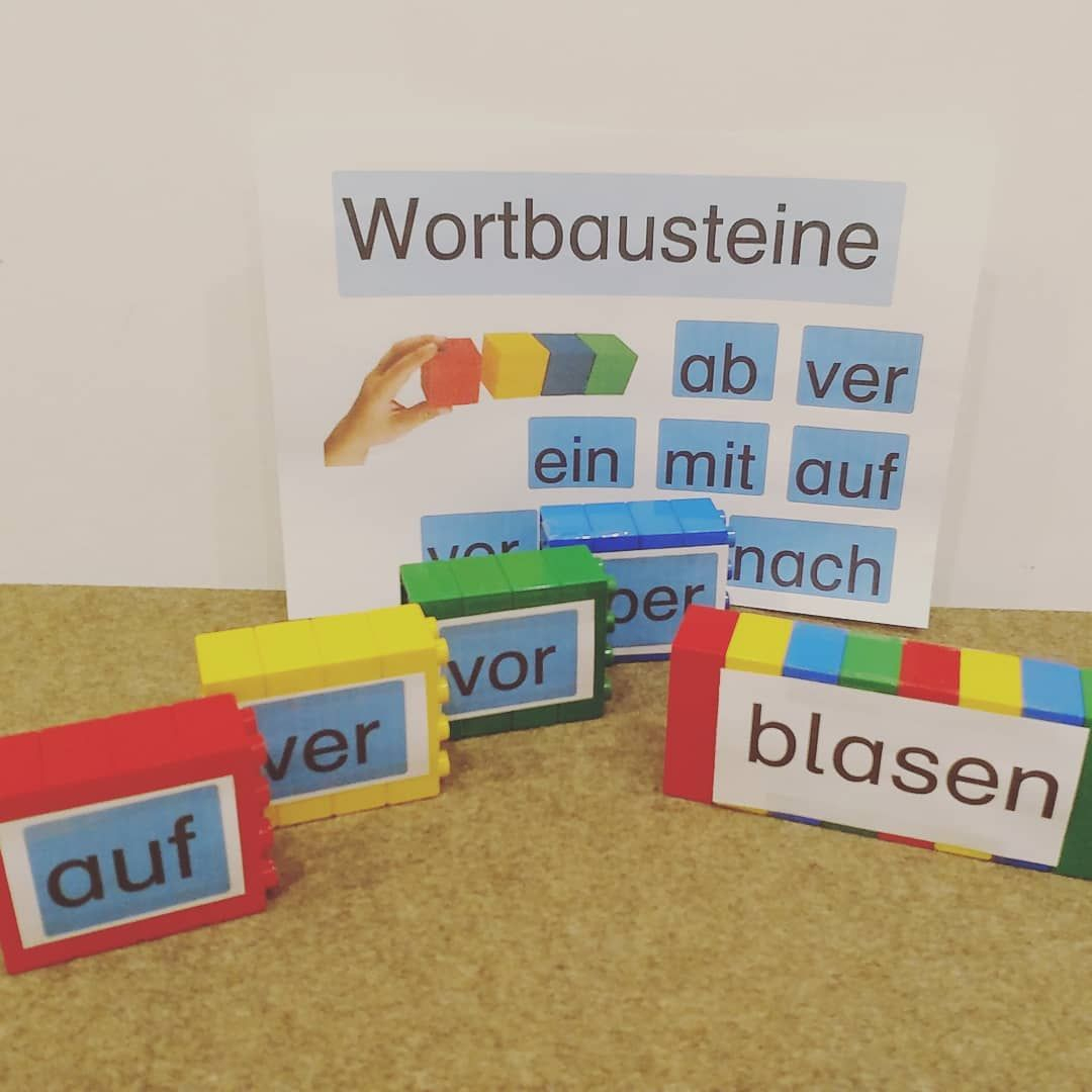 Wortbausteine #deutschklasse2 #rechtschreibung #grundschule mit Wortbausteine Für Verben Grundschule