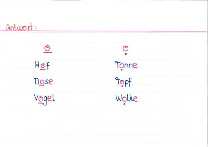 Wörter Mit Kurzem Und Langem O ǀ Lernwerk Tv ganzes Nomen Mit O