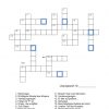 Wortfindung Kreuzworträtsel Körperteile - Sprache für Kreuzworträtsel Muster