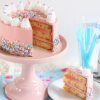 Wunderhübsche Amerikanische Funfetti-Geburtstagstorte verwandt mit Geburtstagstorten Bilder