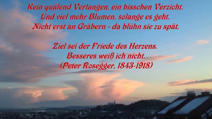 Wünsche Für Das Neue Jahr Von P. Rosegger Und Wilhelm Busch - Lilo Siegel bei Wünsche Zum Neuen Jahr Peter Rosegger