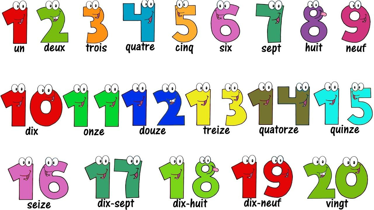 Zählen Französisch | Wörter Zählen, Zeichen Zählen. 2020-03-13 bei Französische Zahlen 1-20