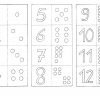 Zahlen Memo Spiel 2 Seiten (Mit Bildern) | Buchstaben Lernen in Zahlen Im Kindergarten