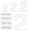 Zahlen Schablone Zum Ausschneiden 09 | Schablonen, Ausmalen bestimmt für Zahlen Zum Ausschneiden