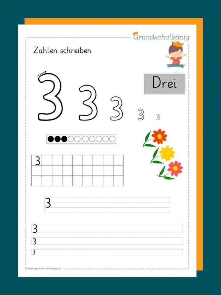 Zahlen Bis 12 Ausschreiben - kinderbilder.download | kinderbilder.download