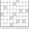 Zahlenkreuzworträtsel verwandt mit Zahlen In Buchstaben