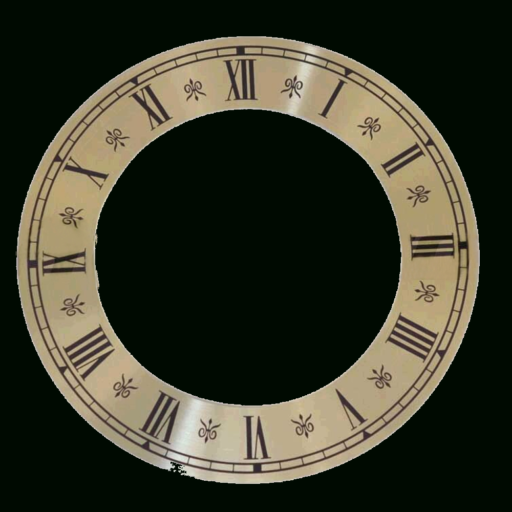 Zahlenreif Zifferblatt Für Uhren Römische Zahlen (Außen-Ø 150 Mm) in Uhr Römische Zahlen