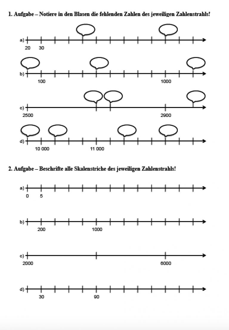 Zahlenstrahl Bis 100 Zum Ausdrucken - kinderbilder.download