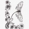 Zeichnung Blume Bleistift-Skizze - Libellen Und Blumen Png ganzes Blume Zeichnung Bleistift