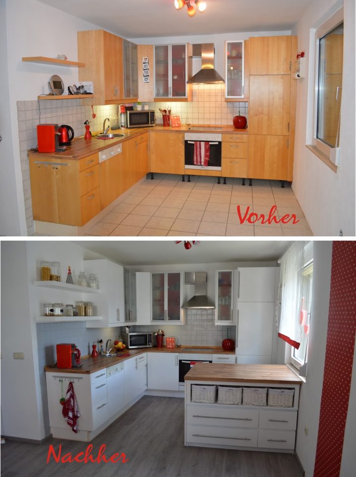 alte küche neu streichen