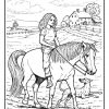 Reiten 5 - Ausmalbilder Pferde über Ausmalbilder Pferde Mit Reiterin Kostenlos