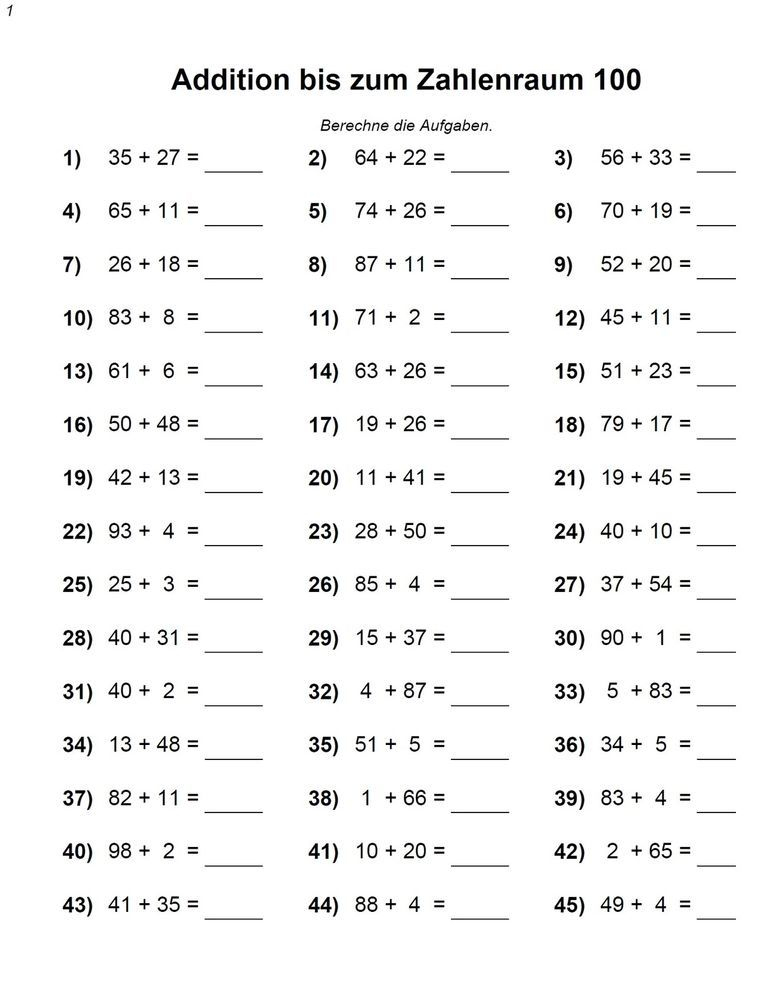 15 Übungsblätter Mathematik 1 Klasse Nms | Nachhilfe Mathe über Übungsblätter Mathe 1. Klasse